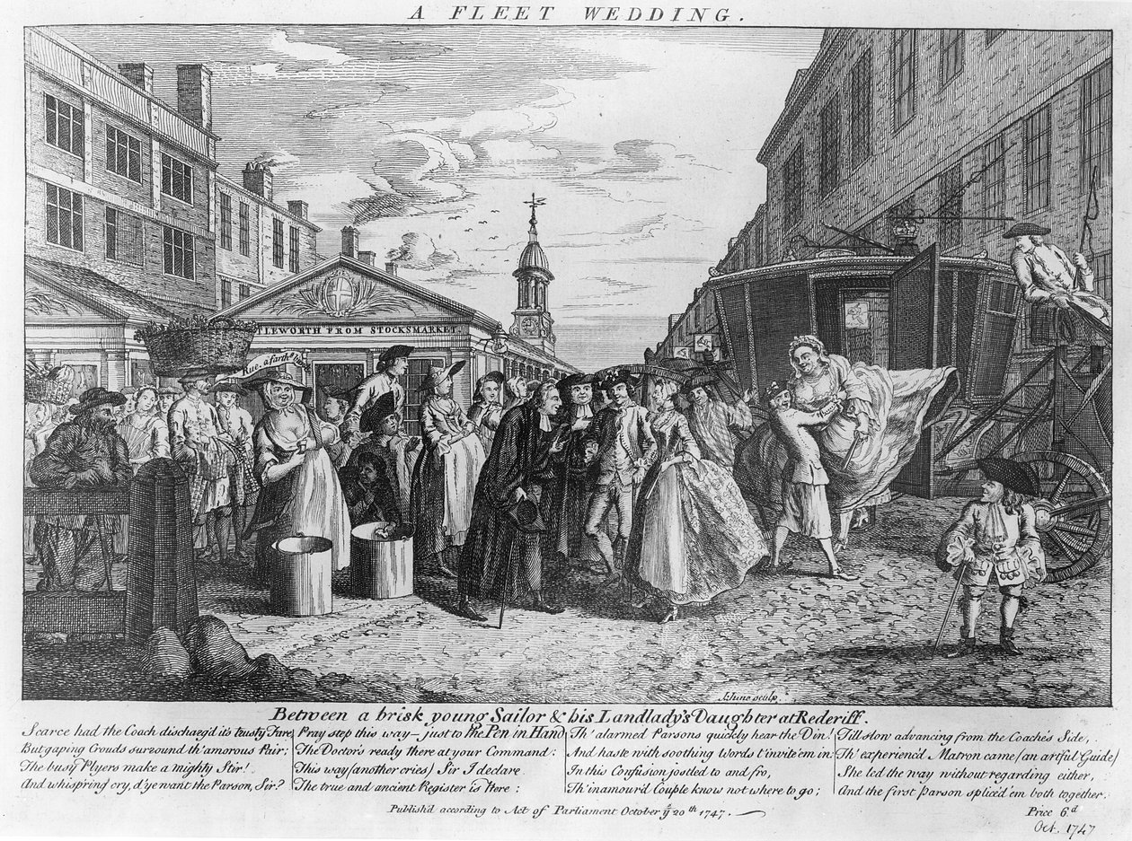 زفاف أسطول ، 1747 بواسطة جون جون