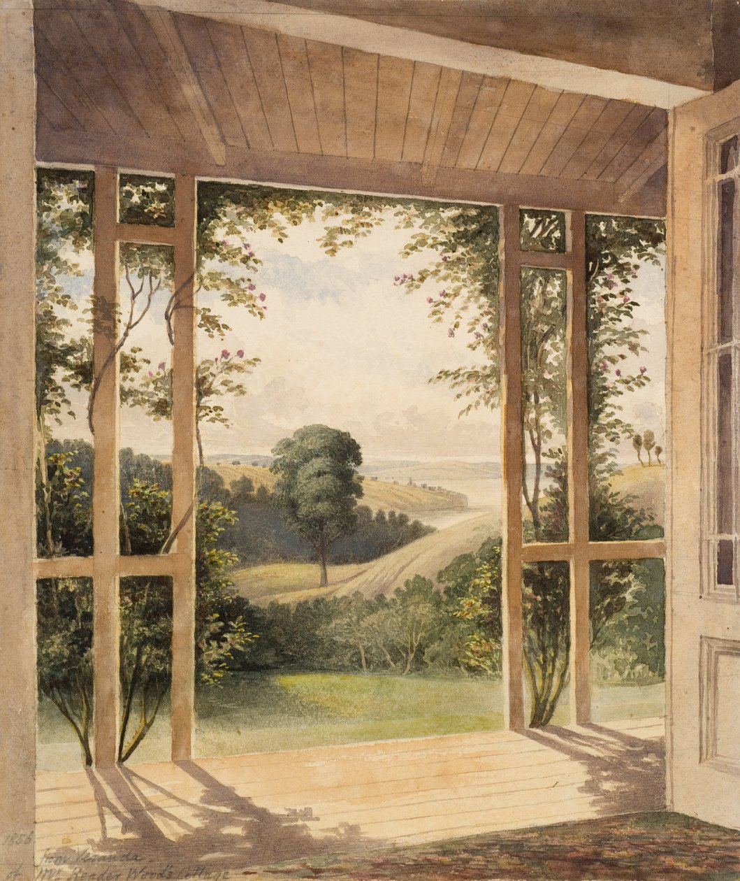 أوكلاند ، من شرفة السيد Reader Woods Cottage بواسطة جون الاطفال