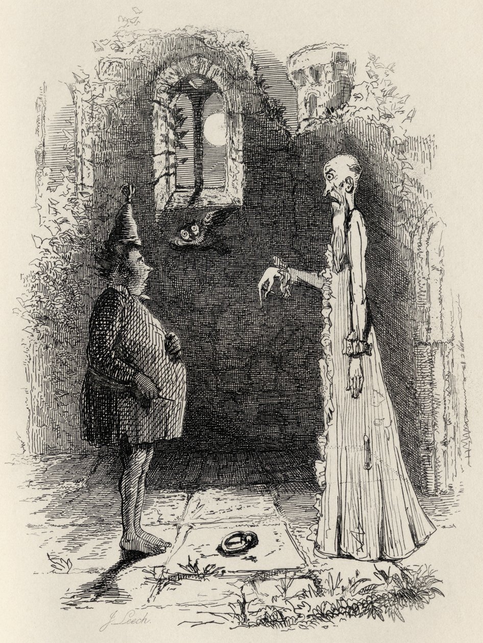 الشبح ، من "The Ingoldsby Legends" من تأليف Thomas Ingoldsby ، نشره Richard Bentley und Son ، 1887 بواسطة جون ليتش