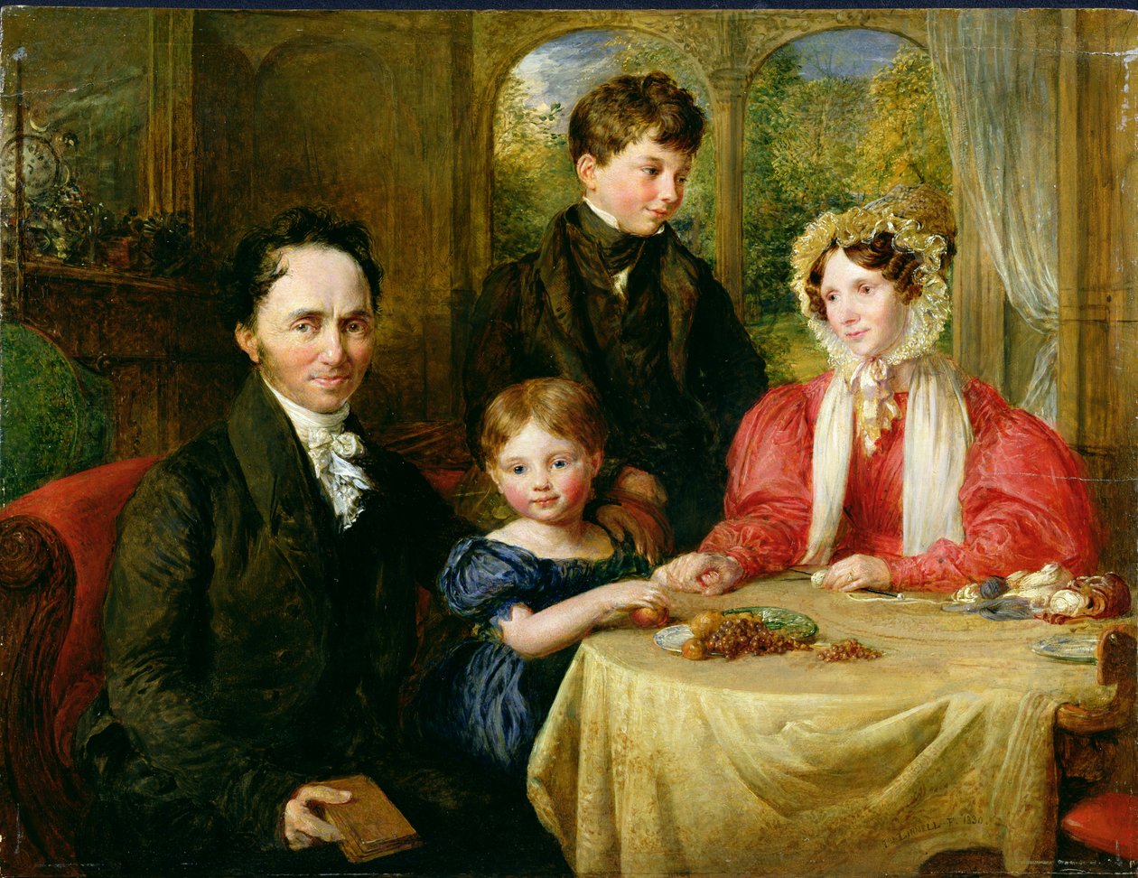 WA Garrett and Family ، 1830 بواسطة جون لينيل