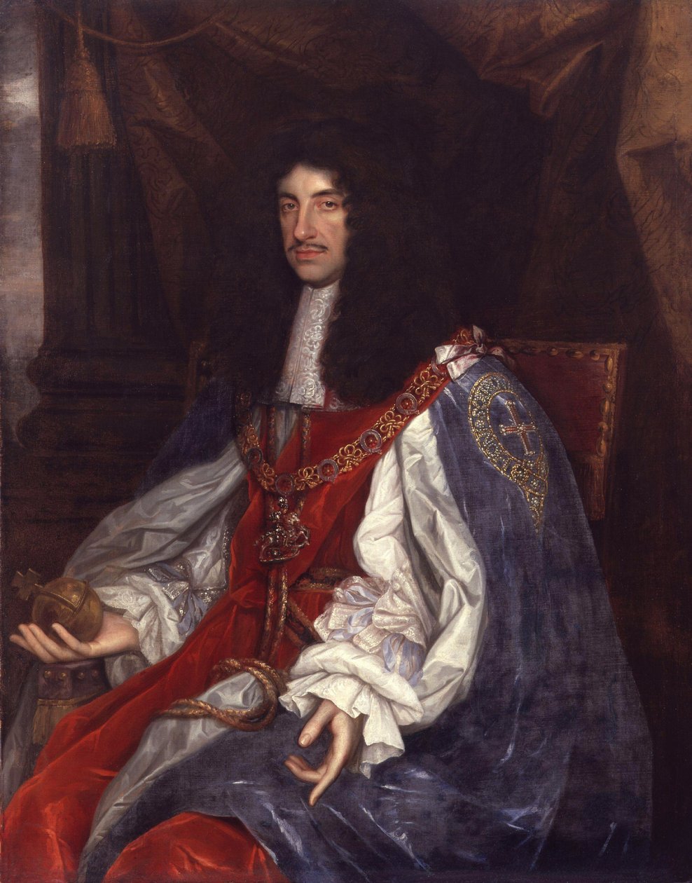 صورة لتشارلز الثاني (1630-1685) ج .1660-65 بواسطة جون مايكل رايت