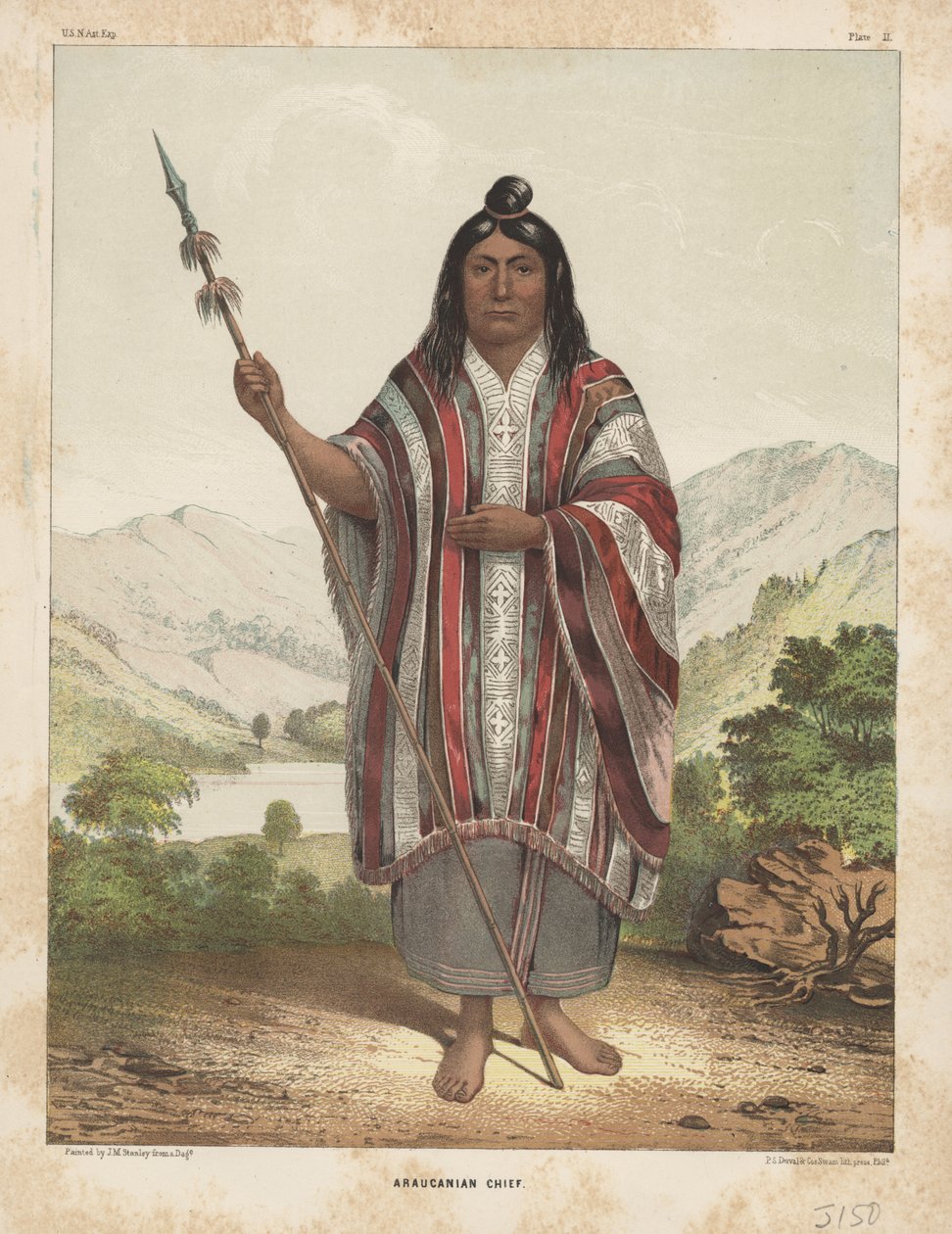 رئيس أراوكاني ، 1855 بواسطة جون ميكس ستانلي