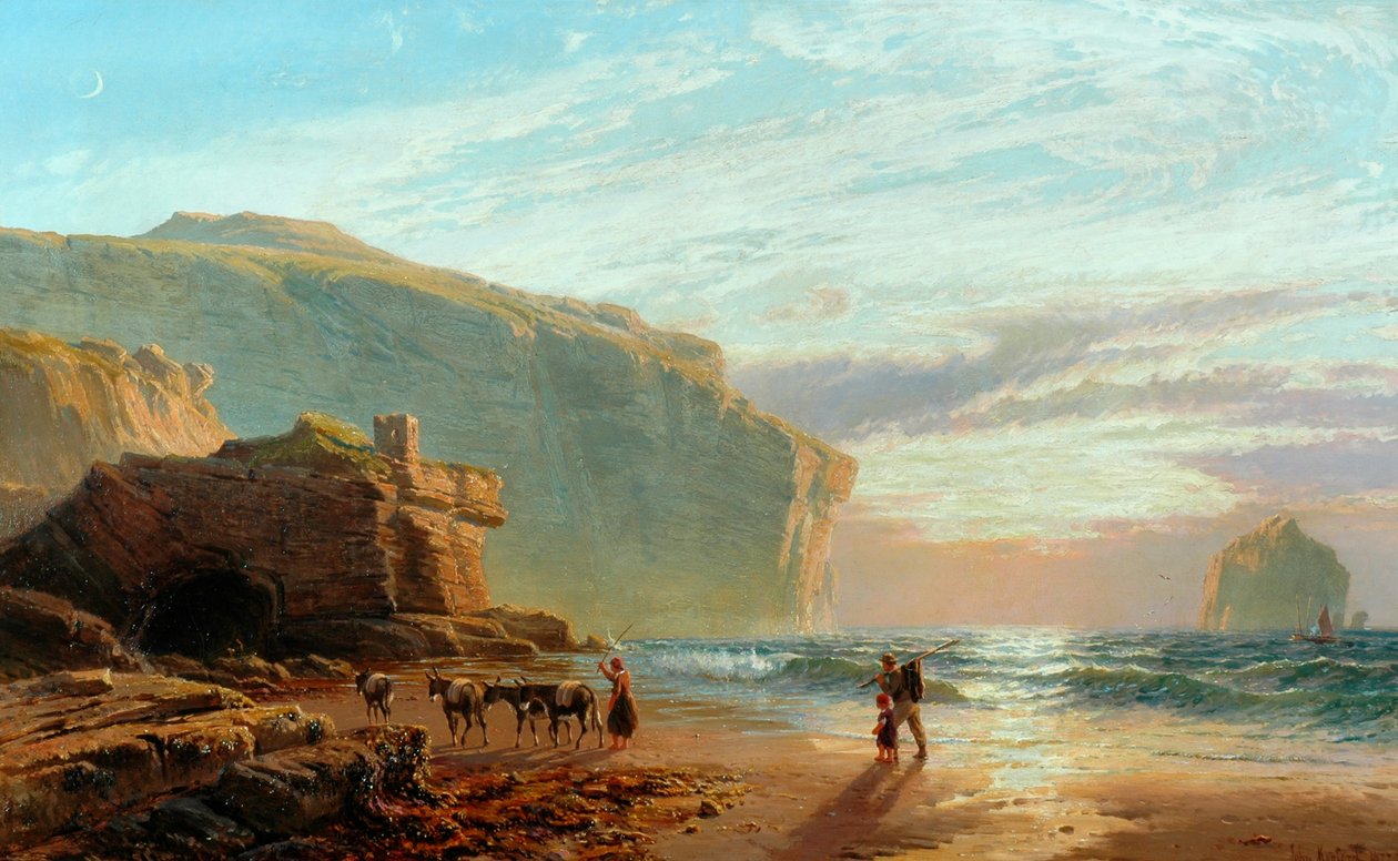 قبالة ساحل الكورنيش (Trebariwith Strand) ، 1877-1878 بواسطة جون موجفورد