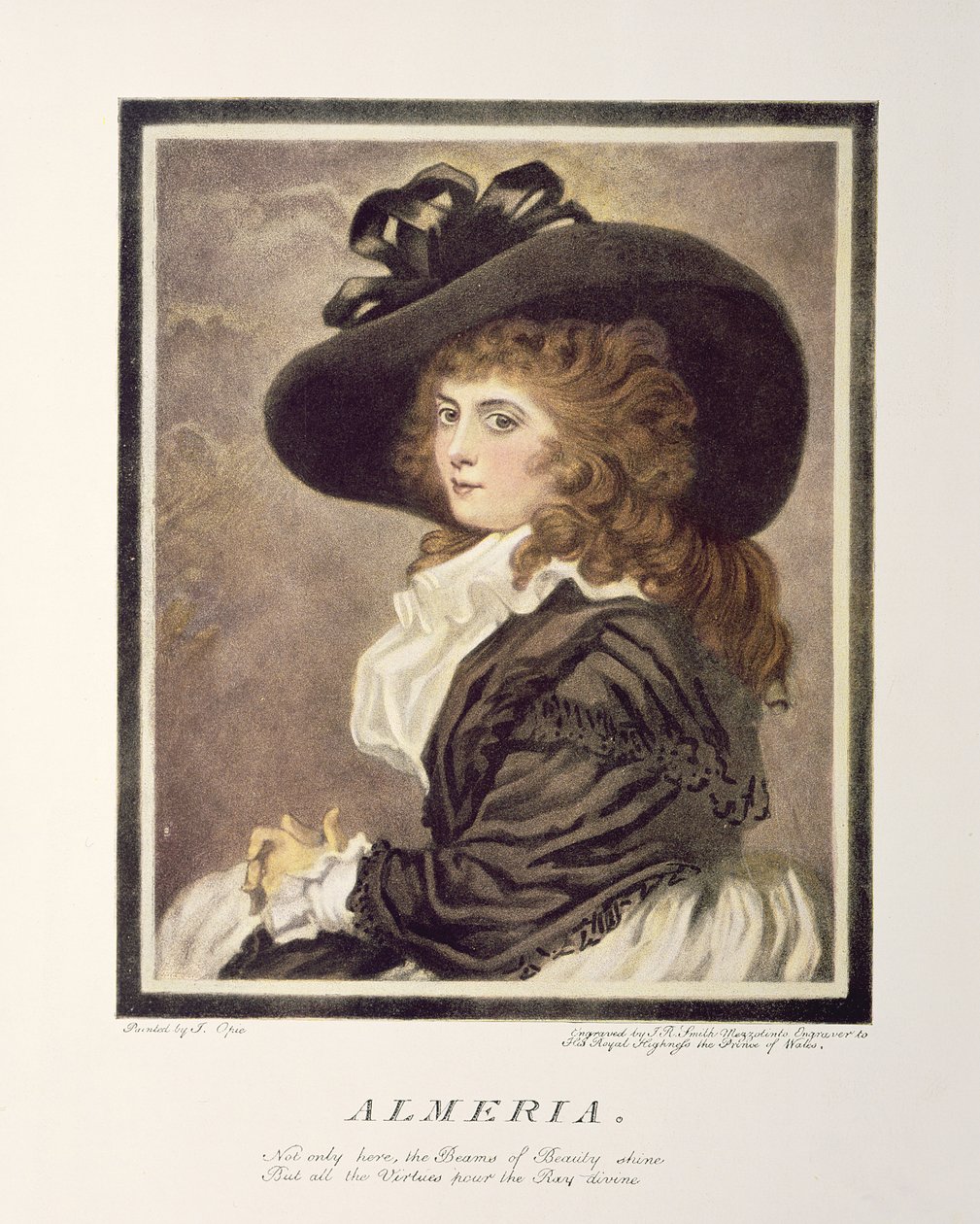 الميريا ، محفورة وحانة. بقلم جون رافائيل سميث (1752-1812) ، 1787 (نقش mezzotint) بواسطة جون أوبي