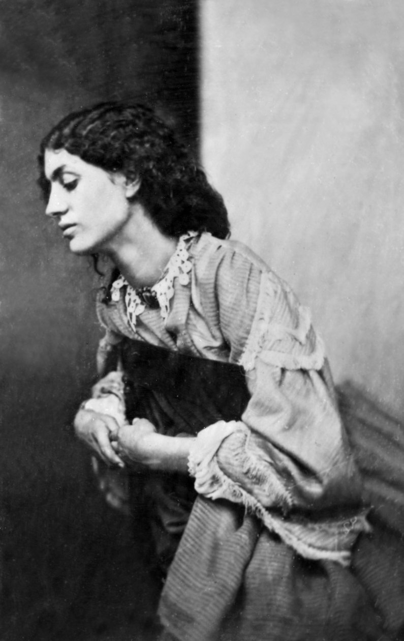 جين موريس ، من تأليف دانتي جابرييل روسيتي ، 1865 (طباعة زخرفية) بواسطة جون ر. بارسونز