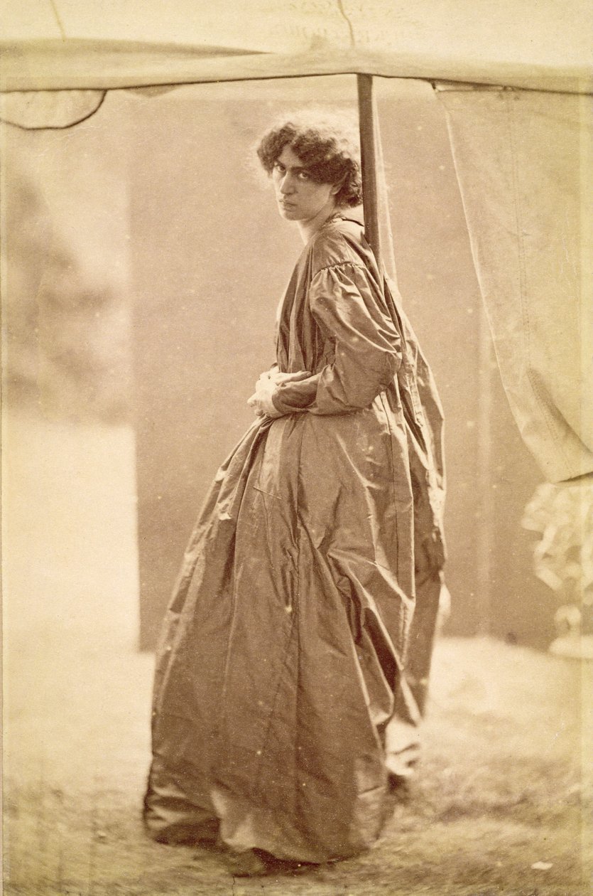 صورة لجين موريس (1839-1914) 1865 (طبعة زخرفية) (انظر أيضًا 265089) بواسطة جون ر. بارسونز