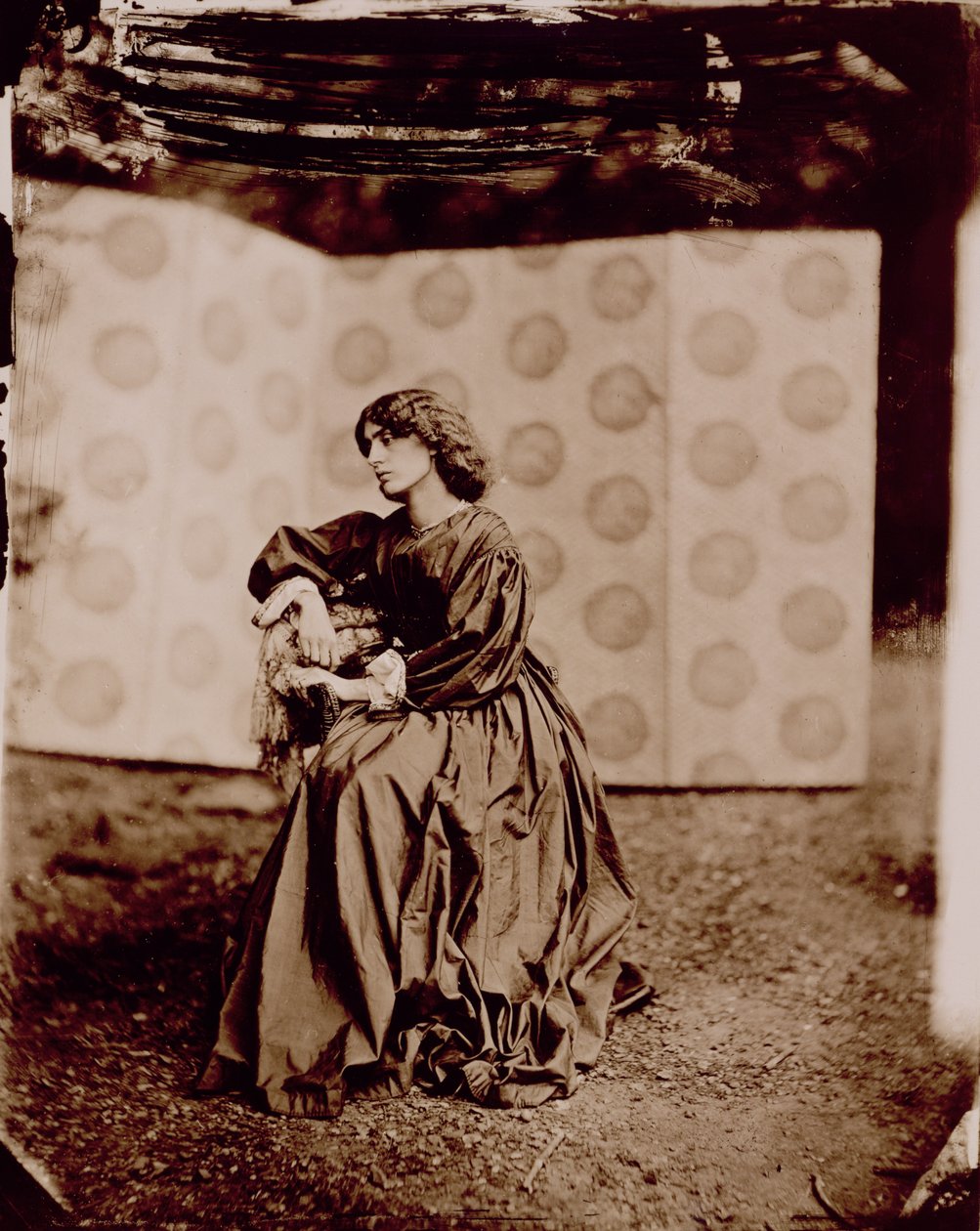 صورة لجين موريس (1839-1914) 1865 (طبعة زخرفية) بواسطة جون ر. بارسونز