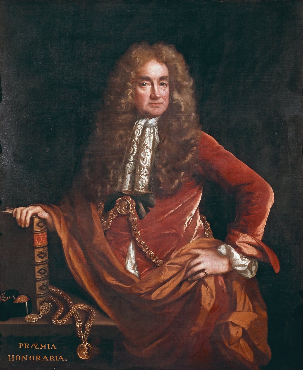 صورة إلياس أشمول (1617-1692) بواسطة جون رايلي