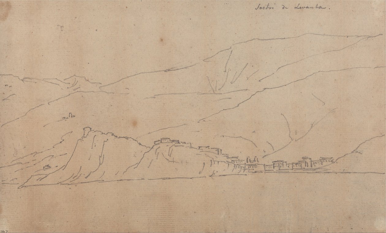 Sestri di Levante بواسطة جون روبرت Cozens