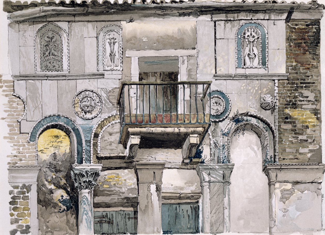 Fondaco dei Turchi ، البندقية بواسطة جون روسكين