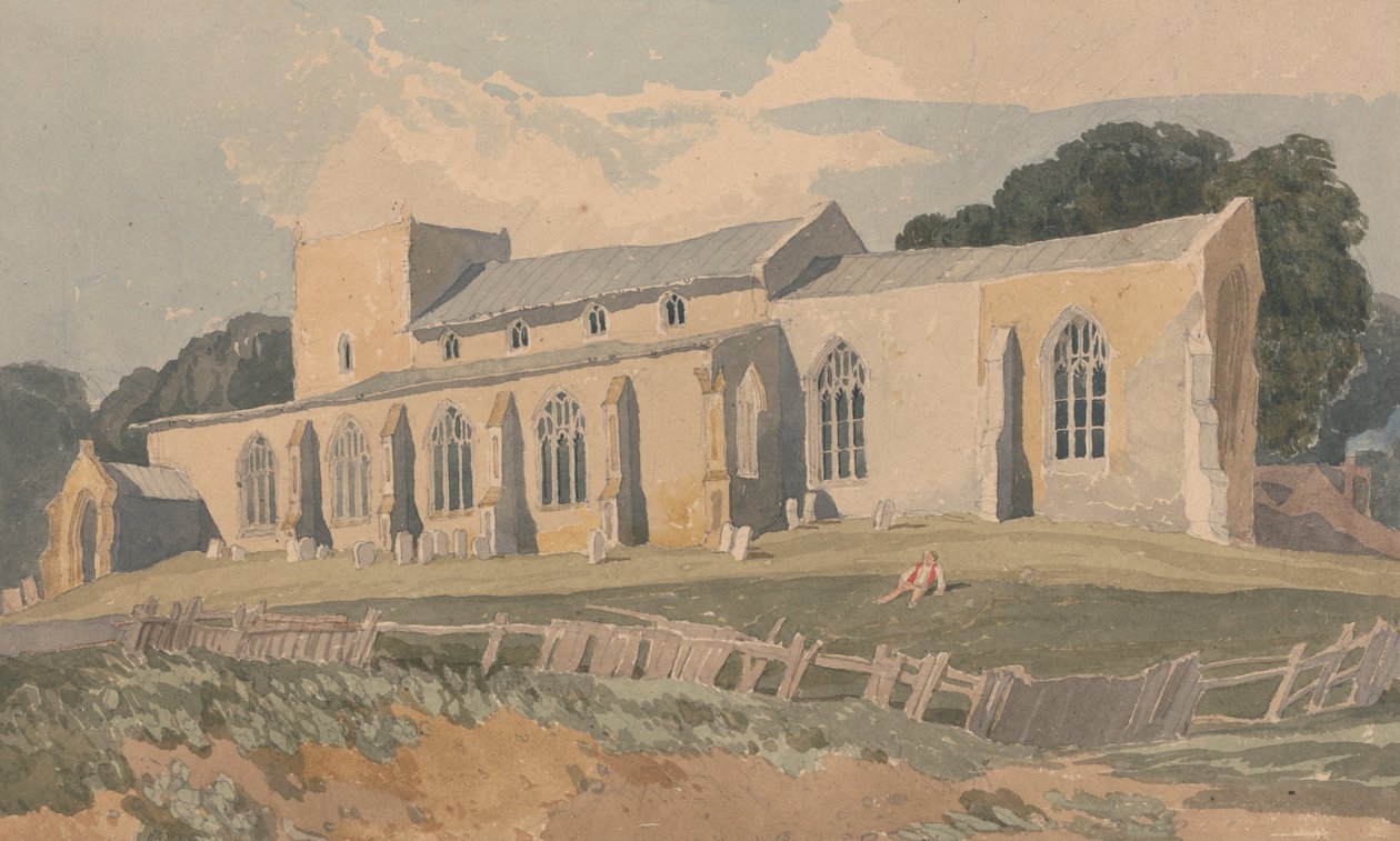 Blickling Church ، نورفولك ، من الجنوب الشرقي بواسطة جون سيل كوتمان