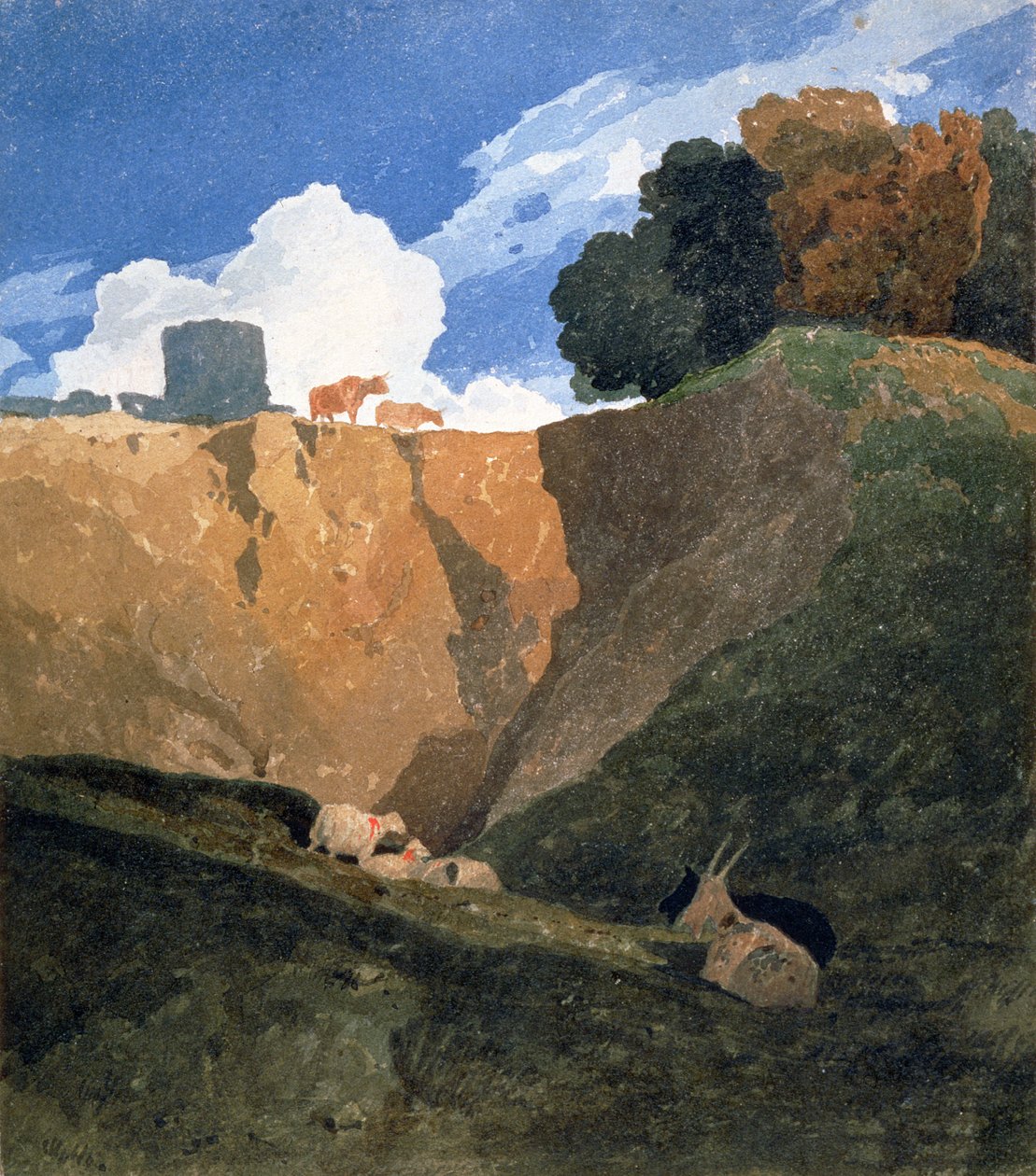 The Marl Pit ، c.1809-10 بواسطة جون سيل كوتمان