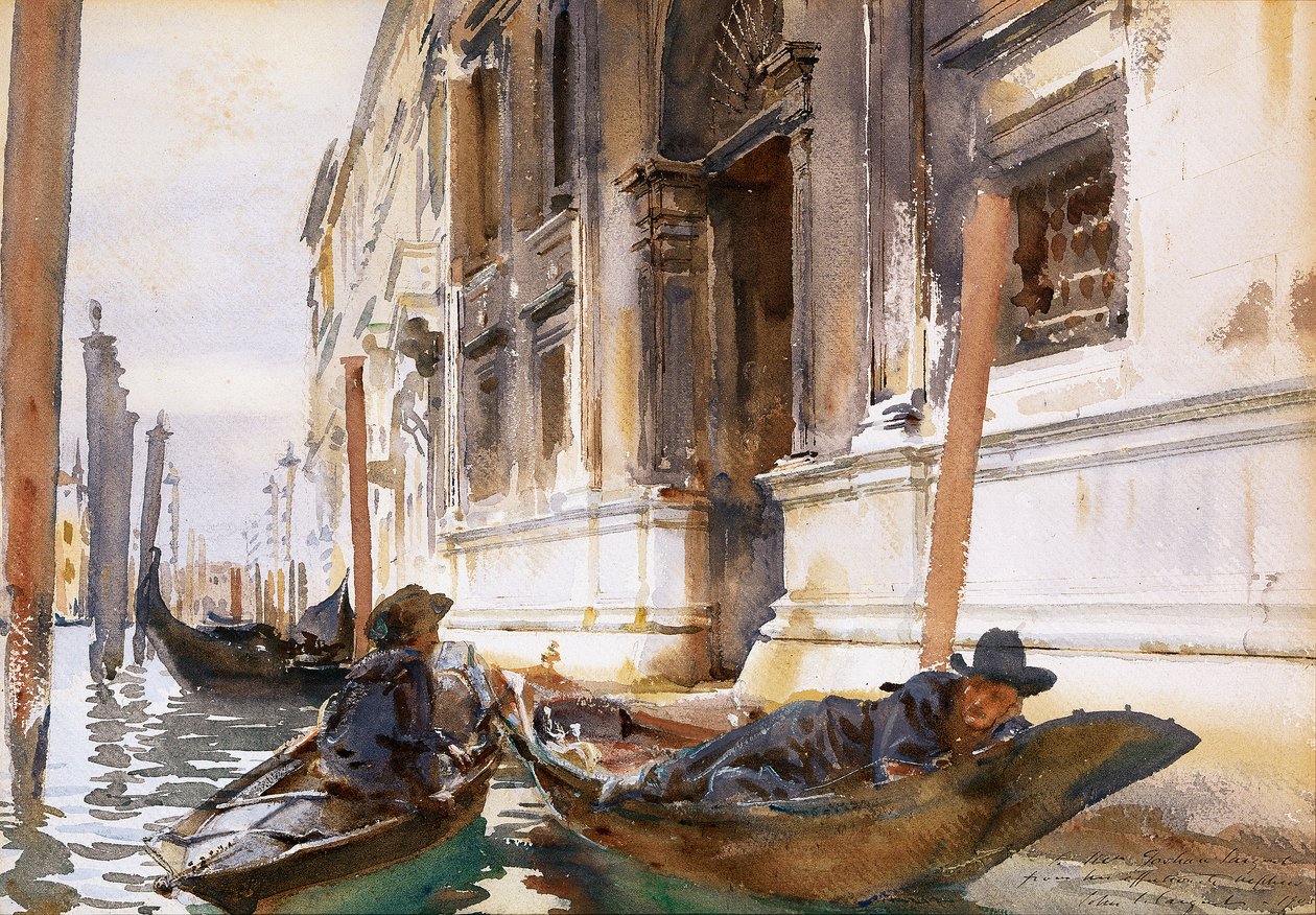 Gondoliers SiestanFrancais: Gondoliers Siestan بواسطة جون سينغر سارجنت