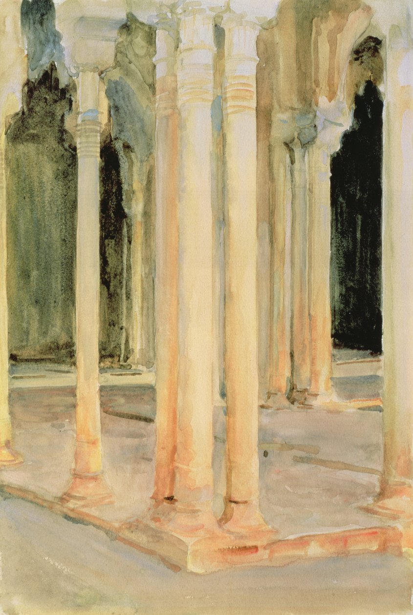 محكمة الأسود ، ج .1912 (مرحاض على ورق) بواسطة جون سينغر سارجنت