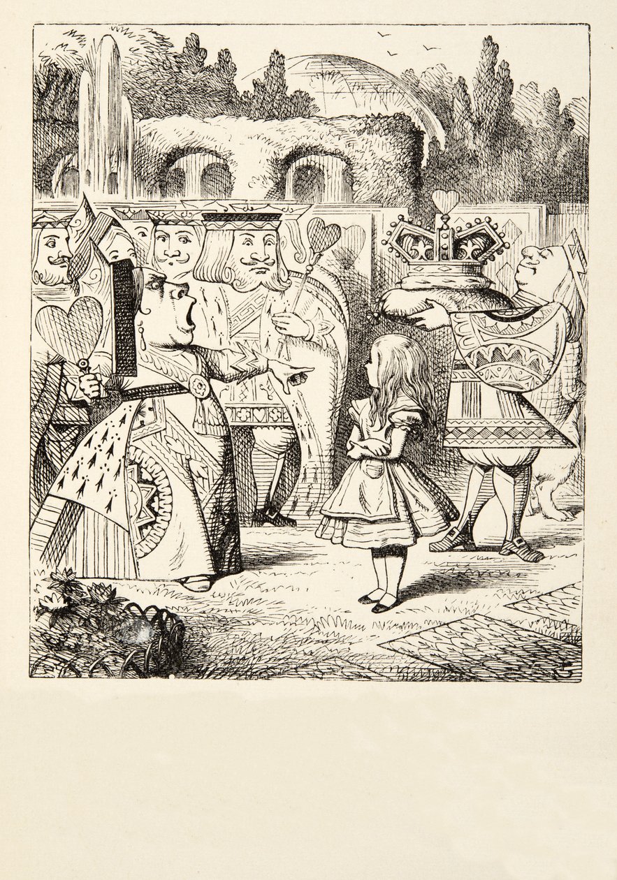 انطلقت برأسها من Alices Adventures in Wonderland بقلم لويس كارول (1832-98) ، نُشرت عام 1891 بواسطة جون تينيل