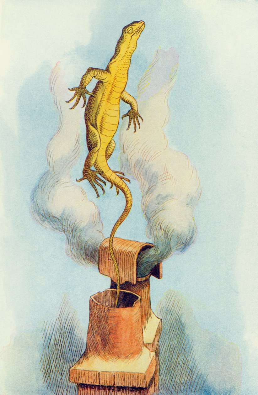 "هناك قانون يذهب!" ، رسم توضيحي من "أليس في بلاد العجائب" بقلم لويس كارول (1832-189) بواسطة جون تينيل