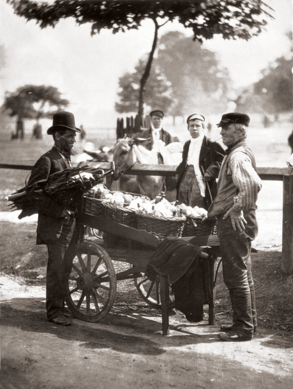 Mush-Fakers و Ginger-Beer Makers ، من "Street Life in London" ، بقلم ج. طومسون وأدولف سميث ، 1877 بواسطة جون طومسون