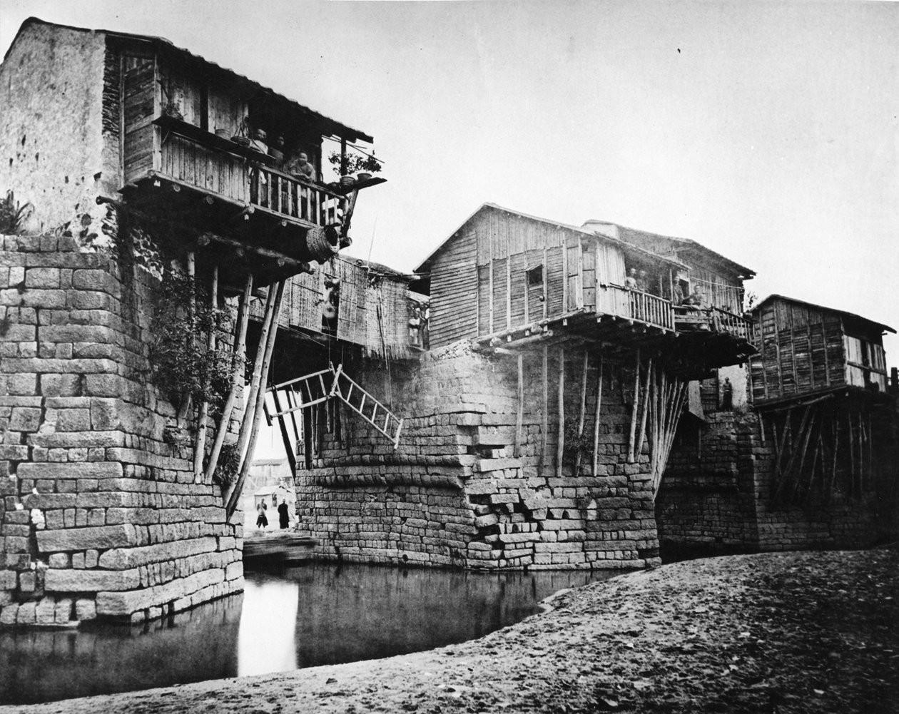 جسر تشاو تشاو فو ، عام 1870 بواسطة جون طومسون
