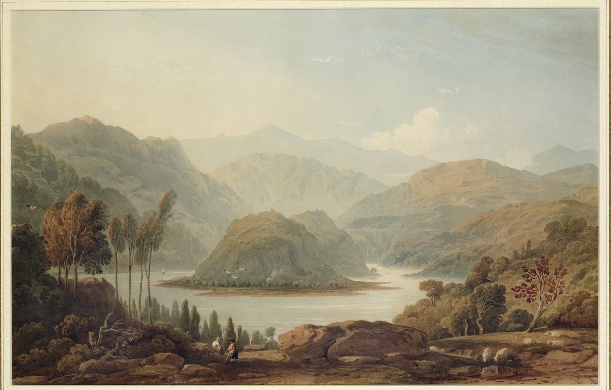 منظر لنهر مونديغو ، إسبانيا ، 1813 بواسطة جون فارلي
