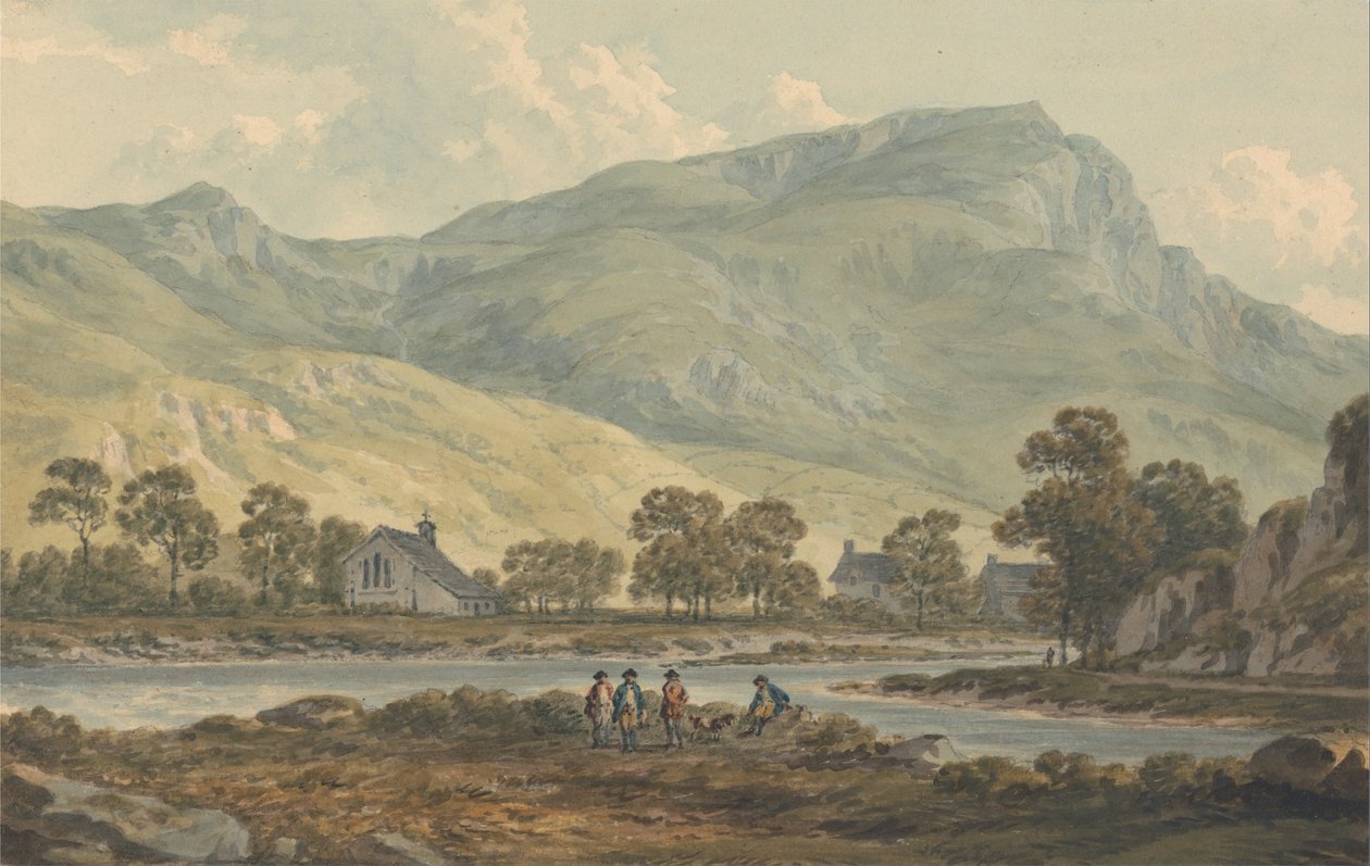 ال Priory of Beddgelert ، Caernarvonshire بواسطة جون وارويك سميث