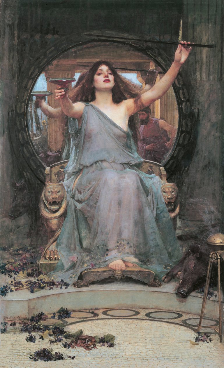 Circe تقديم الكأس إلى أوديسيوس بواسطة جون وليام ووترهاوس