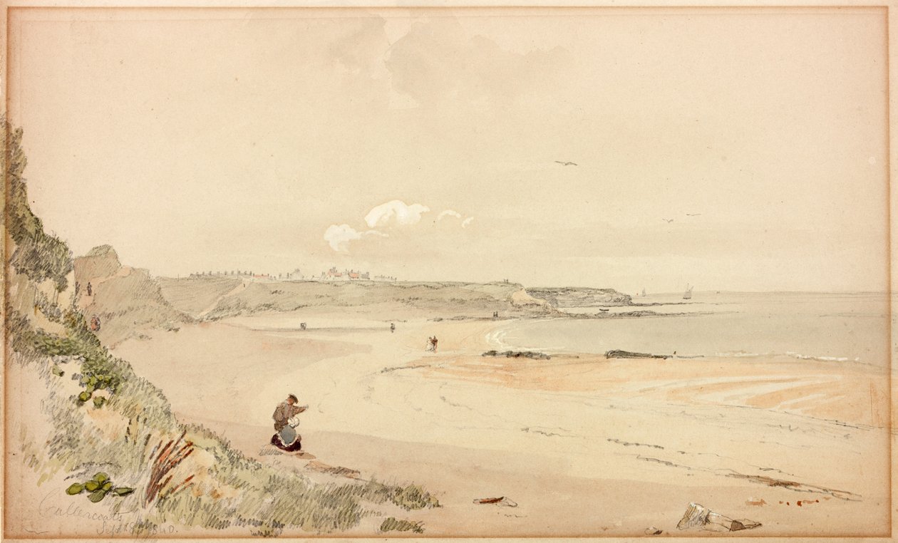 خليج Cullercoats ، 8 سبتمبر 1840 (لون الجسم) بواسطة جون ويلسون كارمايكل