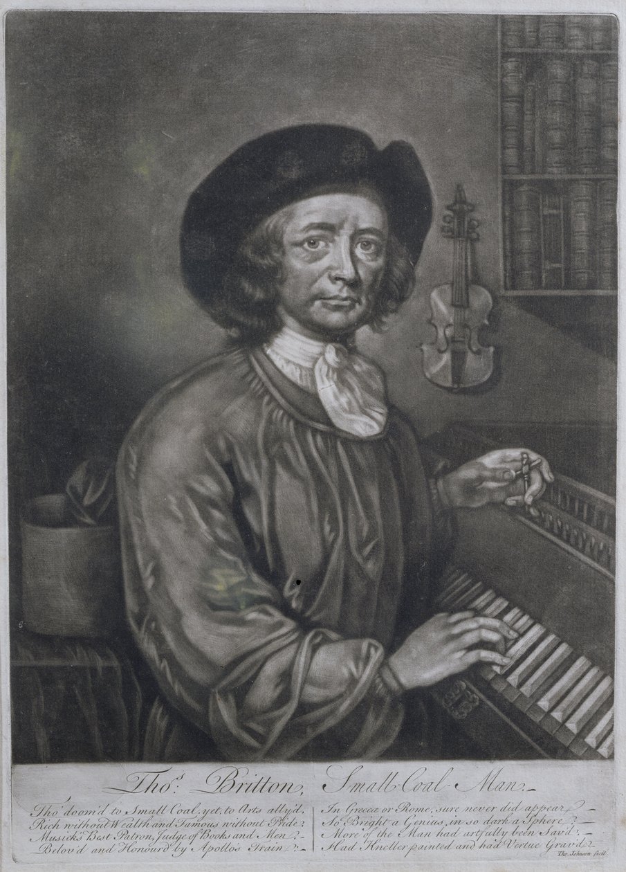 توماس بريتون (1644-1714) ، رجل الفحم الصغير ، نقشه توماس جونسون بواسطة جون ولاستون
