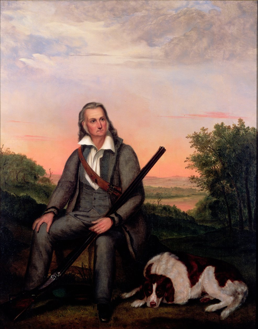 صورة لجون جيمس أودوبون (1758-1851) c.1840-41 (زيت على الكتان) بواسطة جون وودهاوس أودوبون