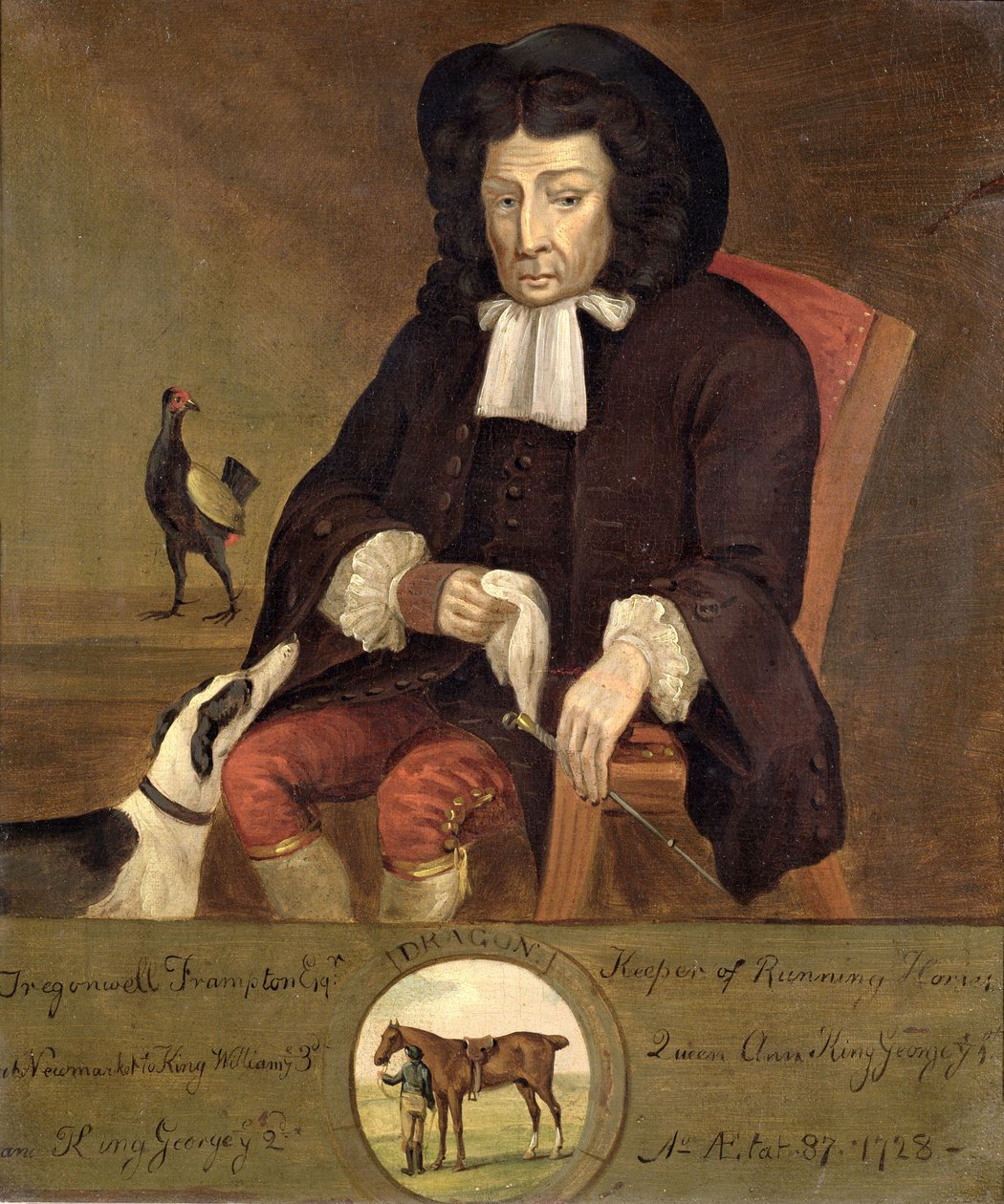 Tregonwell Frampton (1641-1727) والد العشب ، 1728 بواسطة جون ووتون