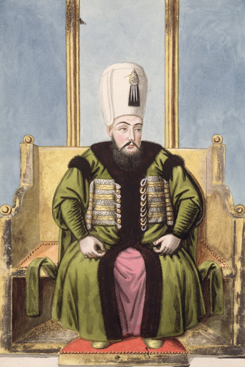 أحمد الأول (1590-1617) سلطان 1603-17 ، من "سلسلة من صور لأباطرة تركيا" ، 1808 بواسطة جون يونغ