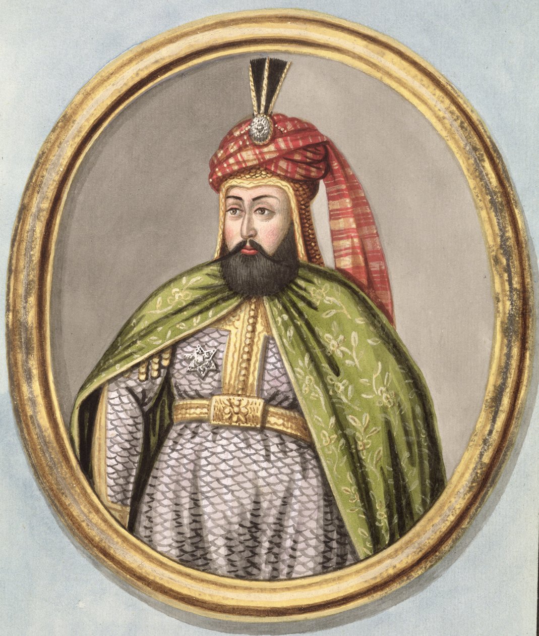 Amurath (مراد) الرابع (1612-40) سلطان 1623-40 ، من "سلسلة من صور لأباطرة تركيا" ، 1808 بواسطة جون يونغ