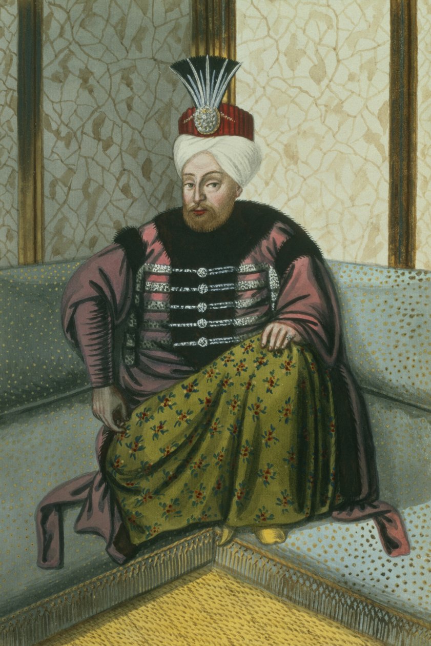 محمد (محمد) الرابع (1642-93) سلطان 1648-87 ، من "سلسلة من صور لأباطرة تركيا" ، 1808 بواسطة جون يونغ