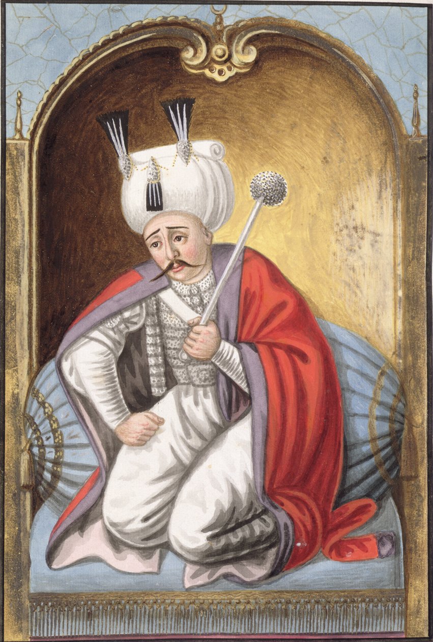 سليم الأول (1466-1520) المسمى "يافوز" ، السلطان جريم 1512-20 ، من "سلسلة من صور الأباطرة في تركيا" ، 1808 بواسطة جون يونغ