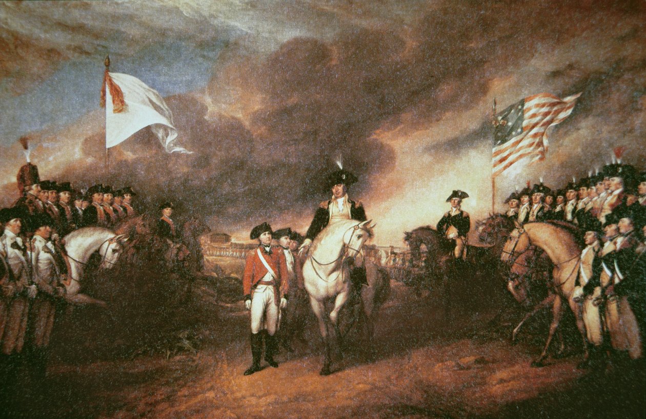 Surrender of Cornwallis at Yorktown بواسطة جون (بعد) ترمبل