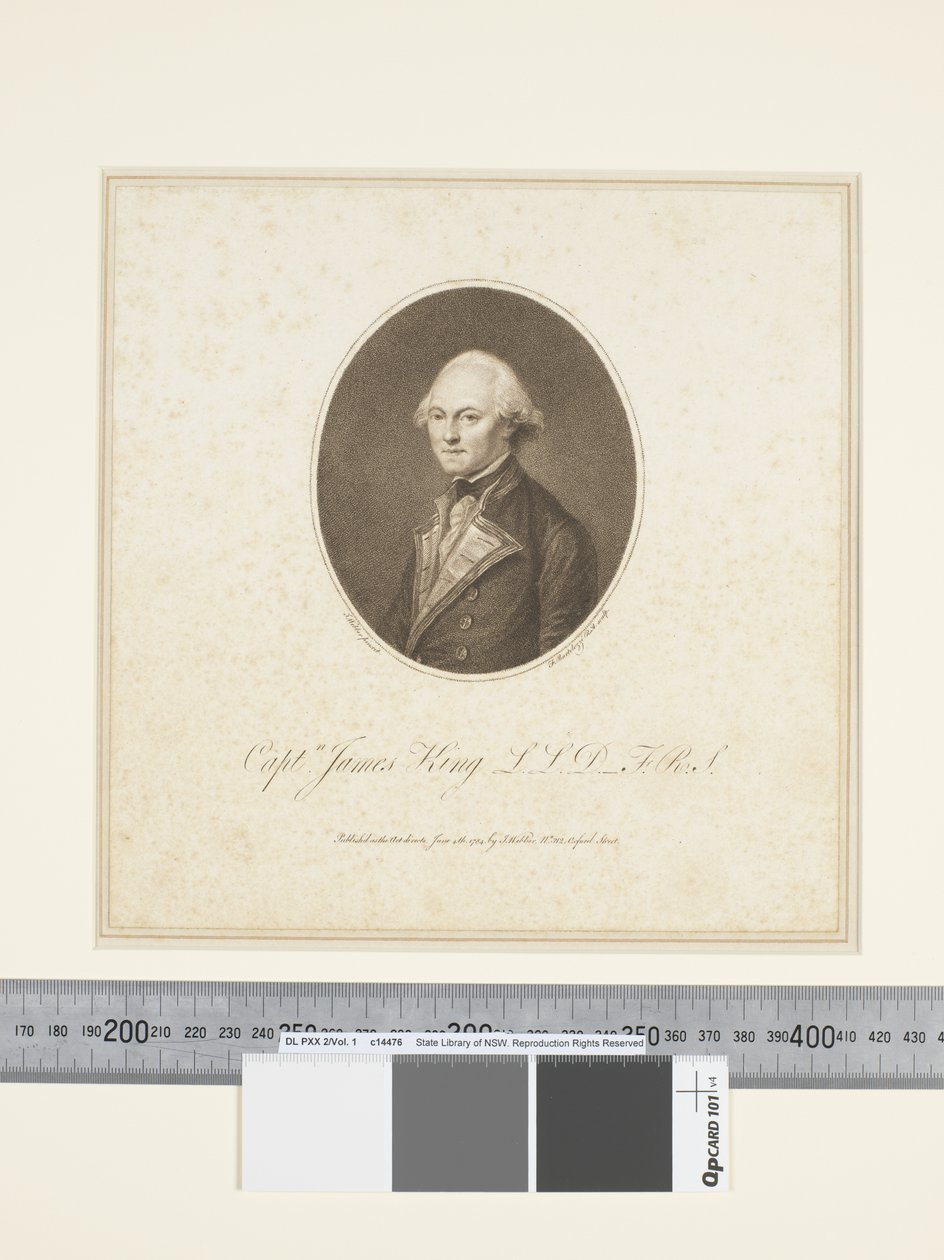 ثالثا. الكابتن جيمس كينج ، نقش فرانشيسكو بارتولوزي (1727-1815) ، 1773-1884 (نقش) بواسطة جون (بعد) ويبر