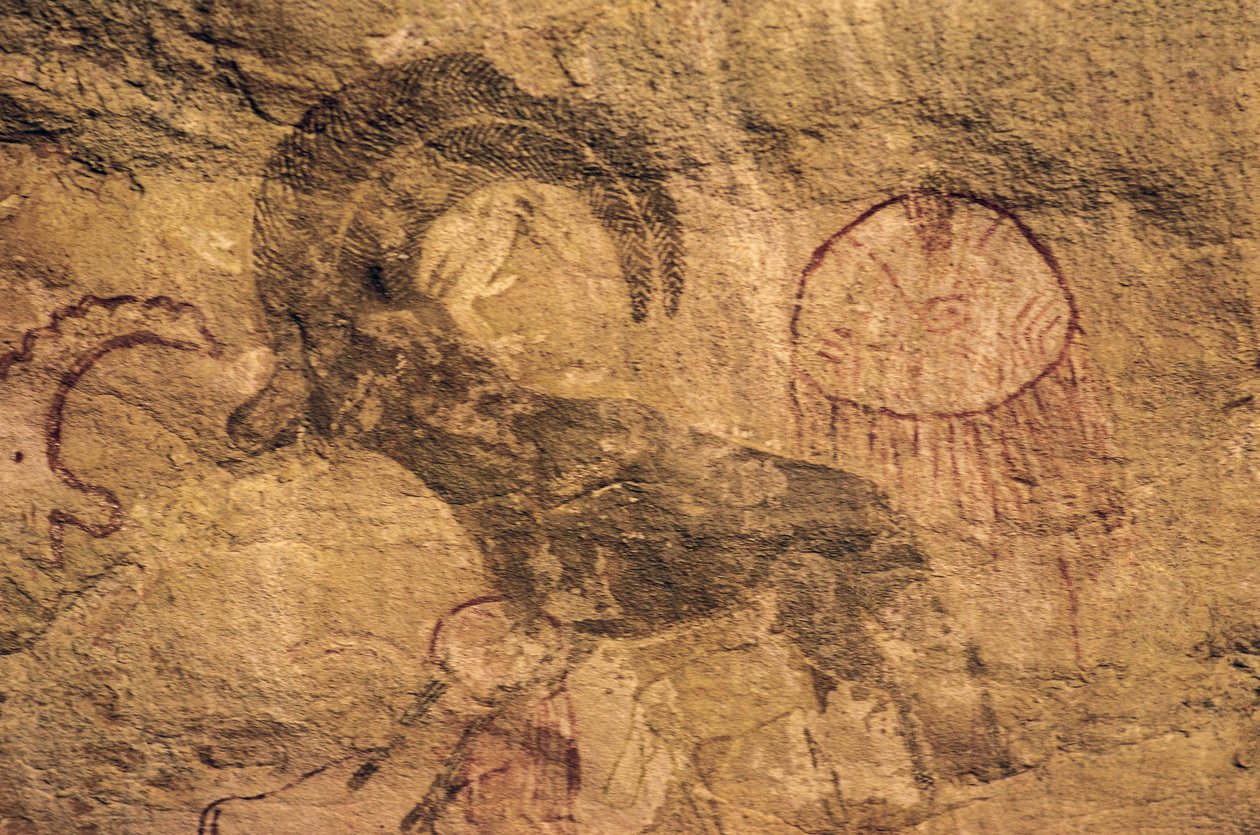 موفلون ، رسم على الكهوف ، طاسيلي نجير (قائمة اليونسكو للتراث العالمي بواسطة والتر تشارلز ميلز