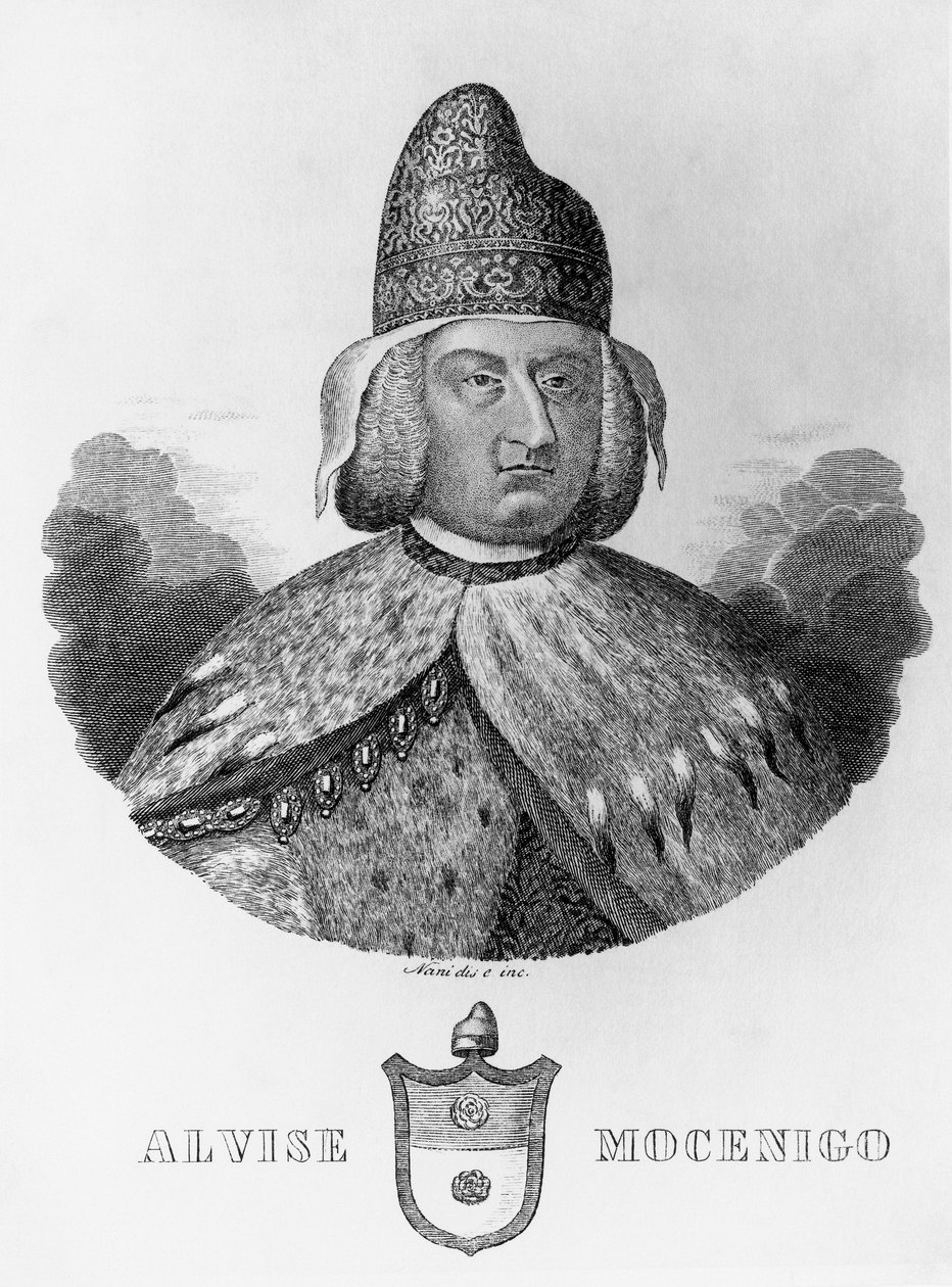صورة لألفيز الرابع جيوفاني موسينيغو (1701-1778) بواسطة والتر تشارلز ميلز