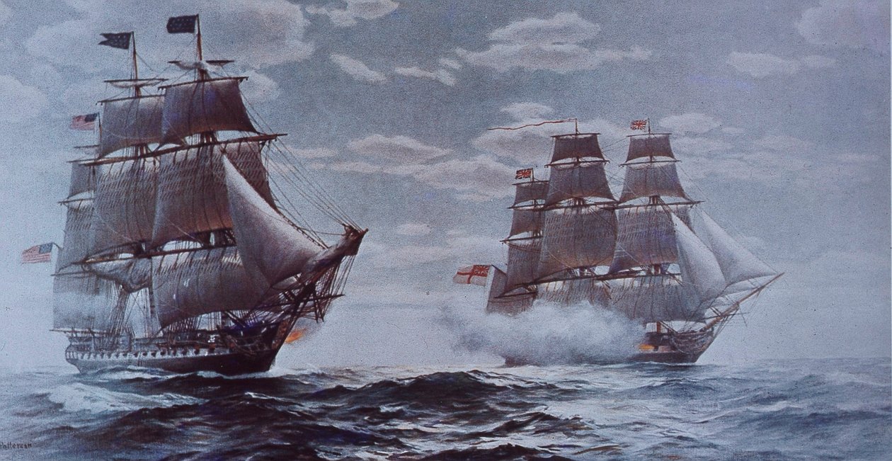 دستور USS و HMS Java (لون ليثو) بواسطة والتر تشارلز ميلز