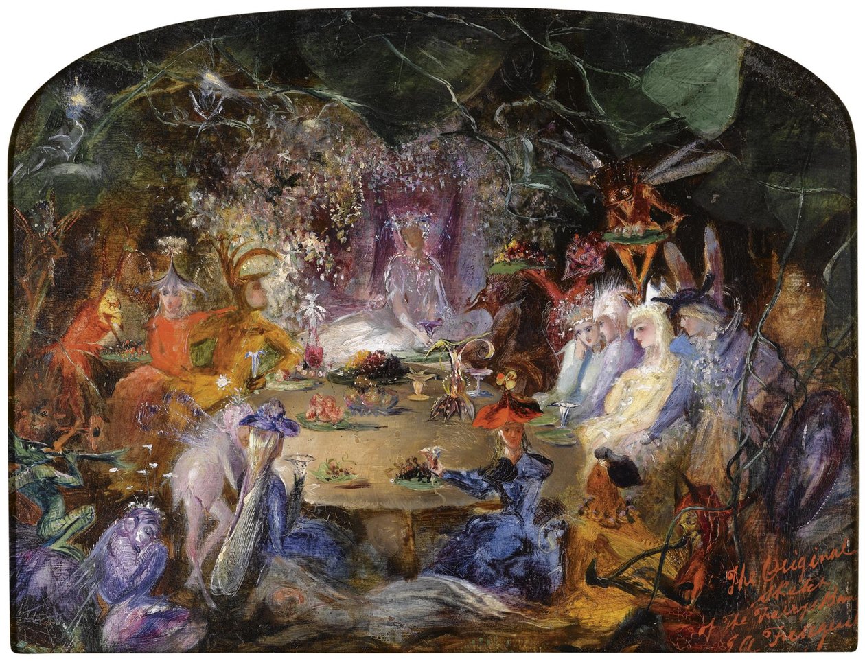 مأدبة Fairys ، ج. 1858 بواسطة جون أنستر فيتزجيرالد