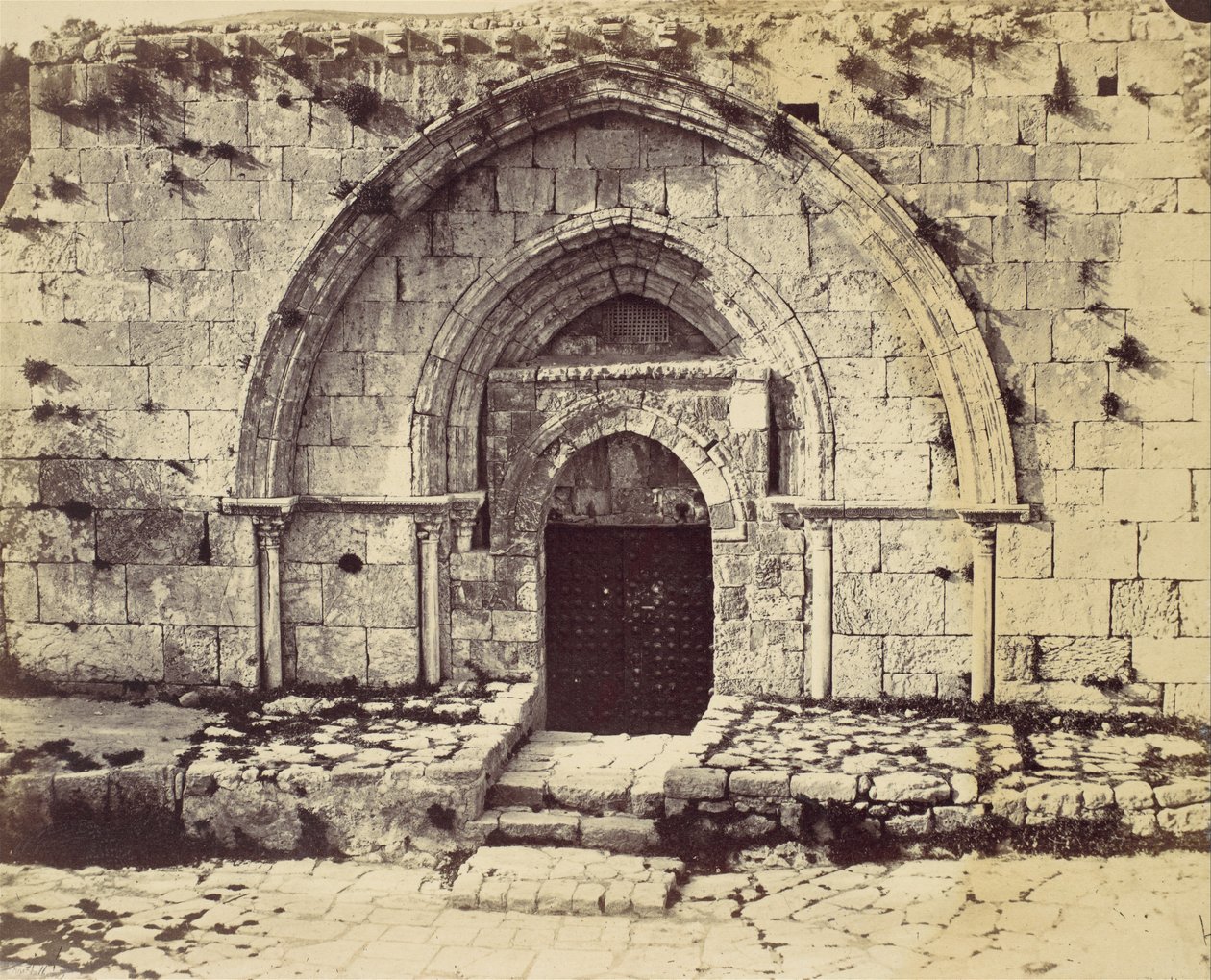 قبر السيدة العذراء ، القدس ، 1860. بواسطة جون أنتوني