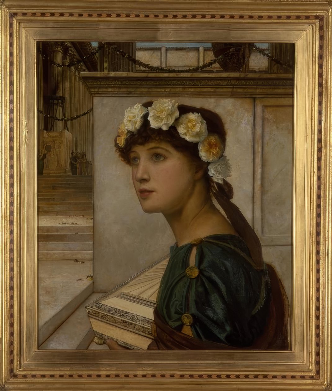 JAGrimshaw ، Vestalin - painting ، 1885 بواسطة جون اتكينسون جريمساو