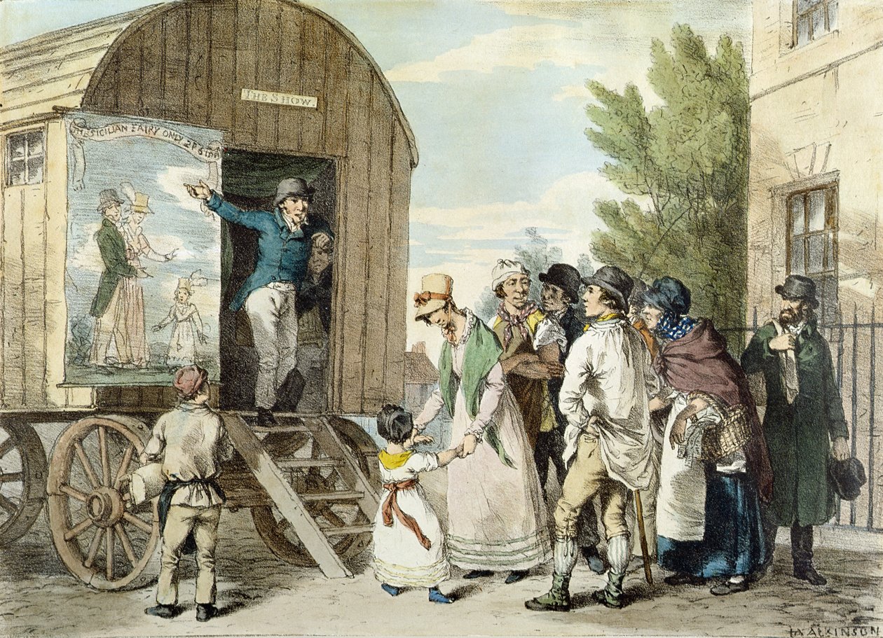 المعارض: المعرض ، c.1821 بواسطة جون أوغستوس أتكينسون