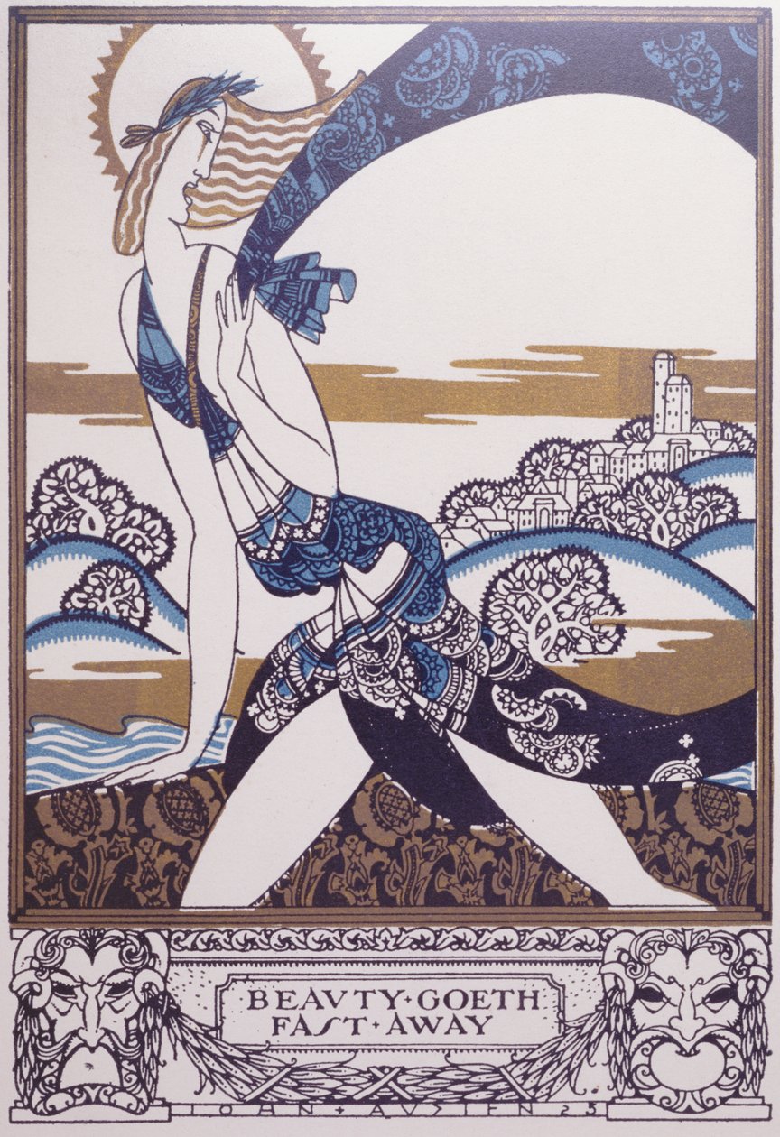 "Beauty Goeth Fast Away" من "Everyman" الذي نشرته Chapman & Hall بواسطة جون اوستن