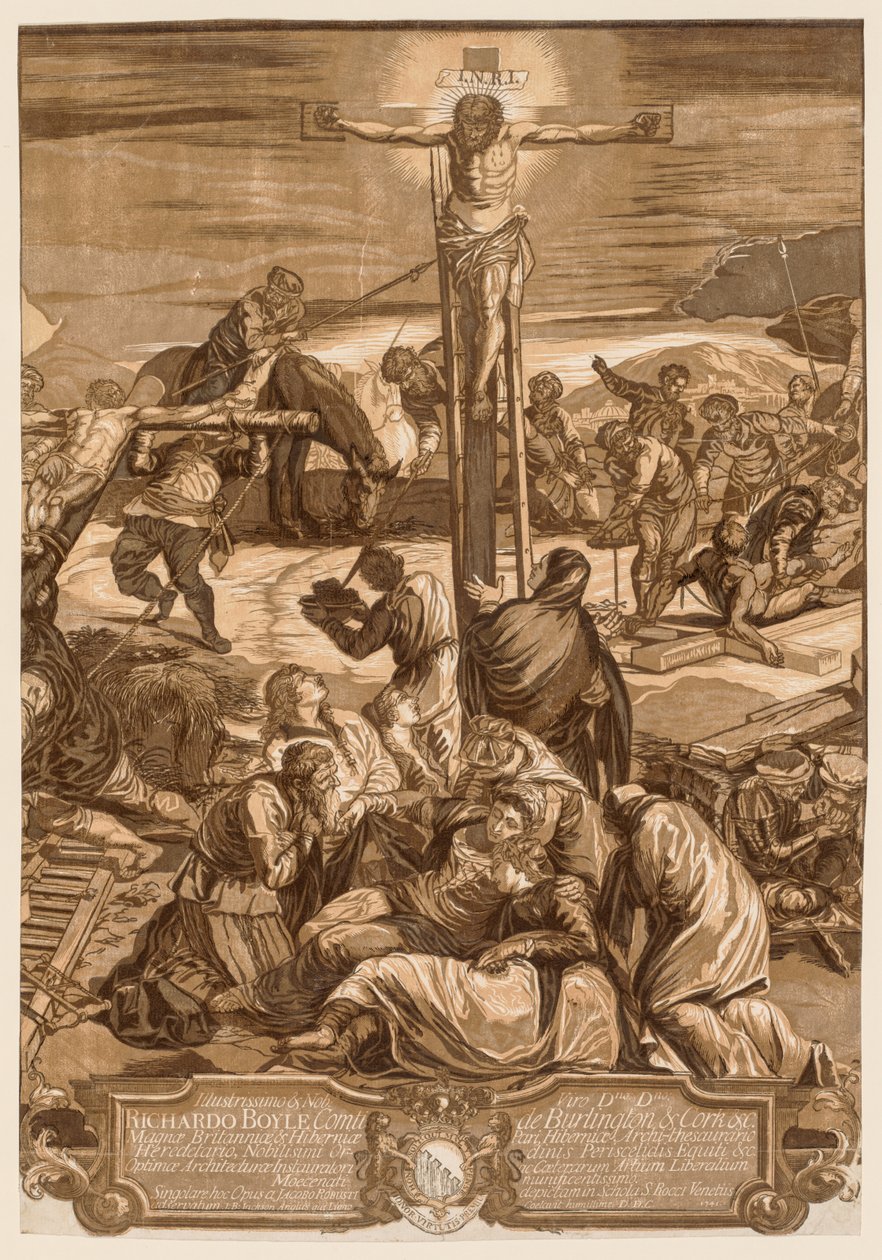 صلب ، 1741. بواسطة جون بابتيست جاكسون