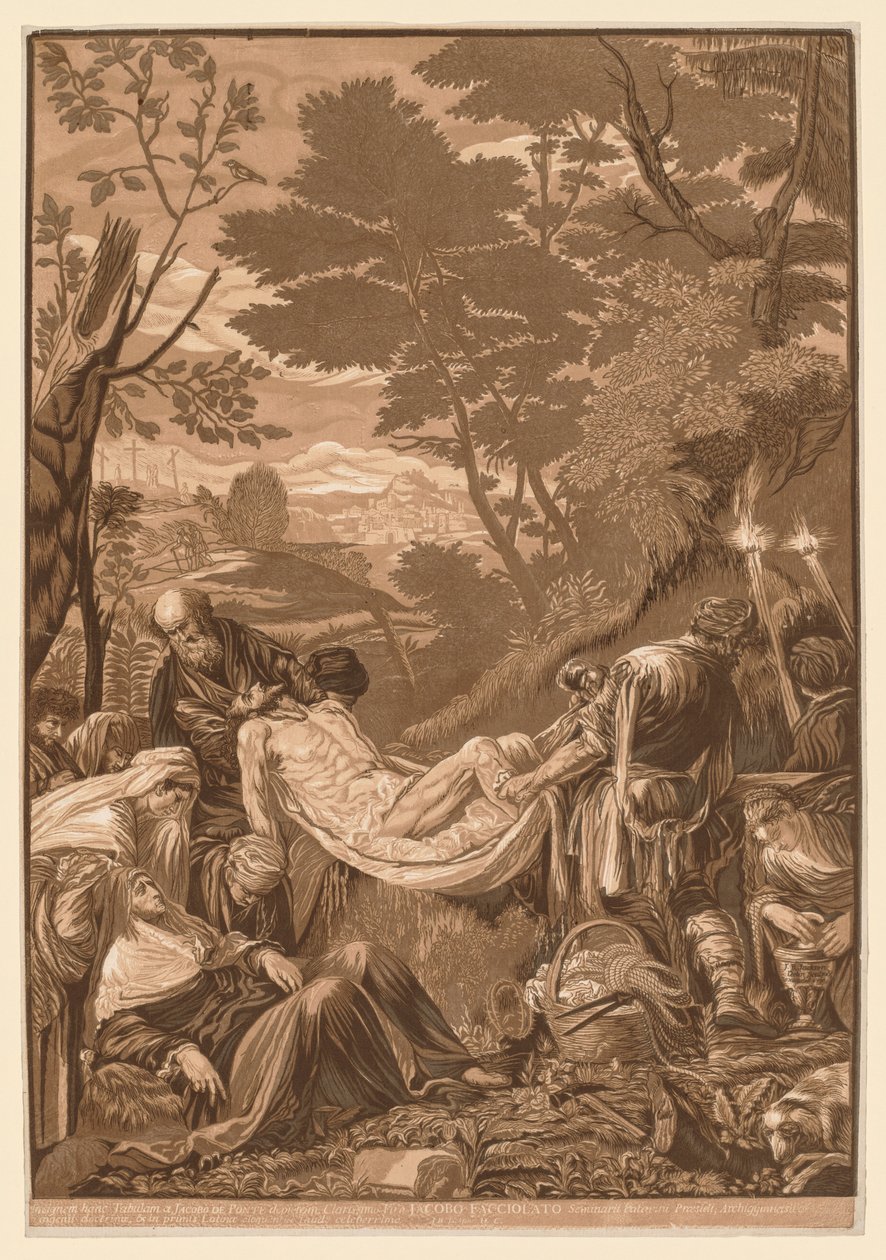 مجموعة البندقية: قبر المسيح ، 1739-1743. بواسطة جون بابتيست جاكسون
