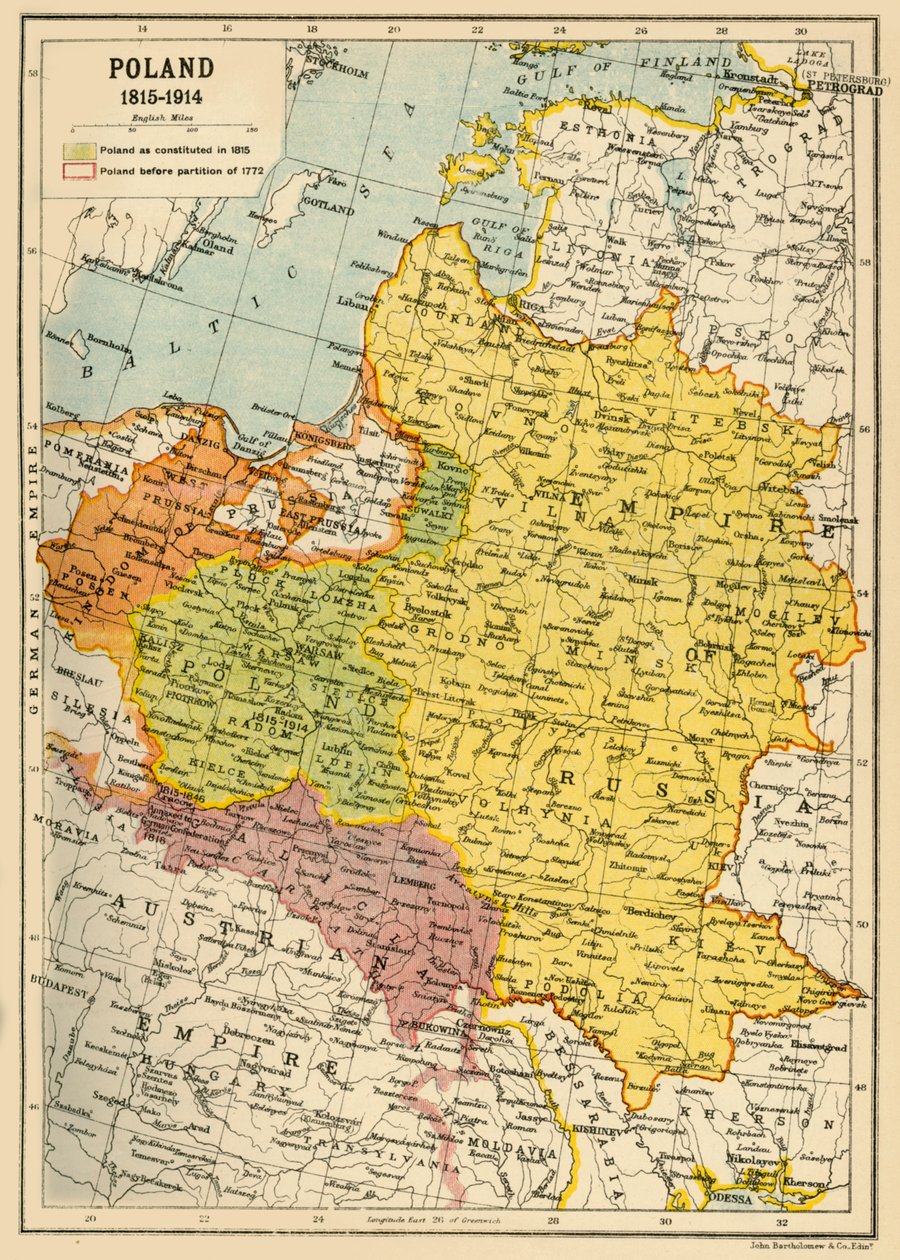 بولندا ، 1815-1914 ، c1920. بواسطة جون بارثولوميو وابنه