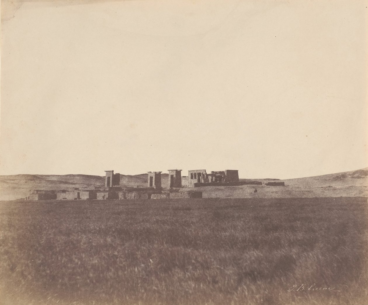 معبد ديبود 1853-54. بواسطة جون بيسلي غرين