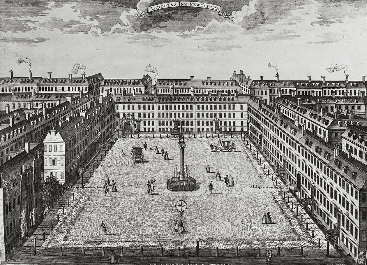 لينكولنز إن سكوير الجديد ، c.1725 بواسطة جون بولز