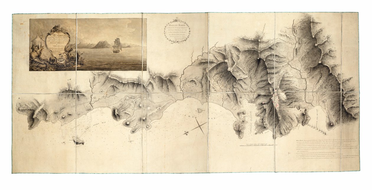 المسح العسكري لذلك الجزء من سانت لوسيا الذي احتلته القوات البريطانية من ديسمبر 1778 إلى يناير 1784، عندما أُعيدت الجزيرة إلى الفرنسيين بواسطة جون براون