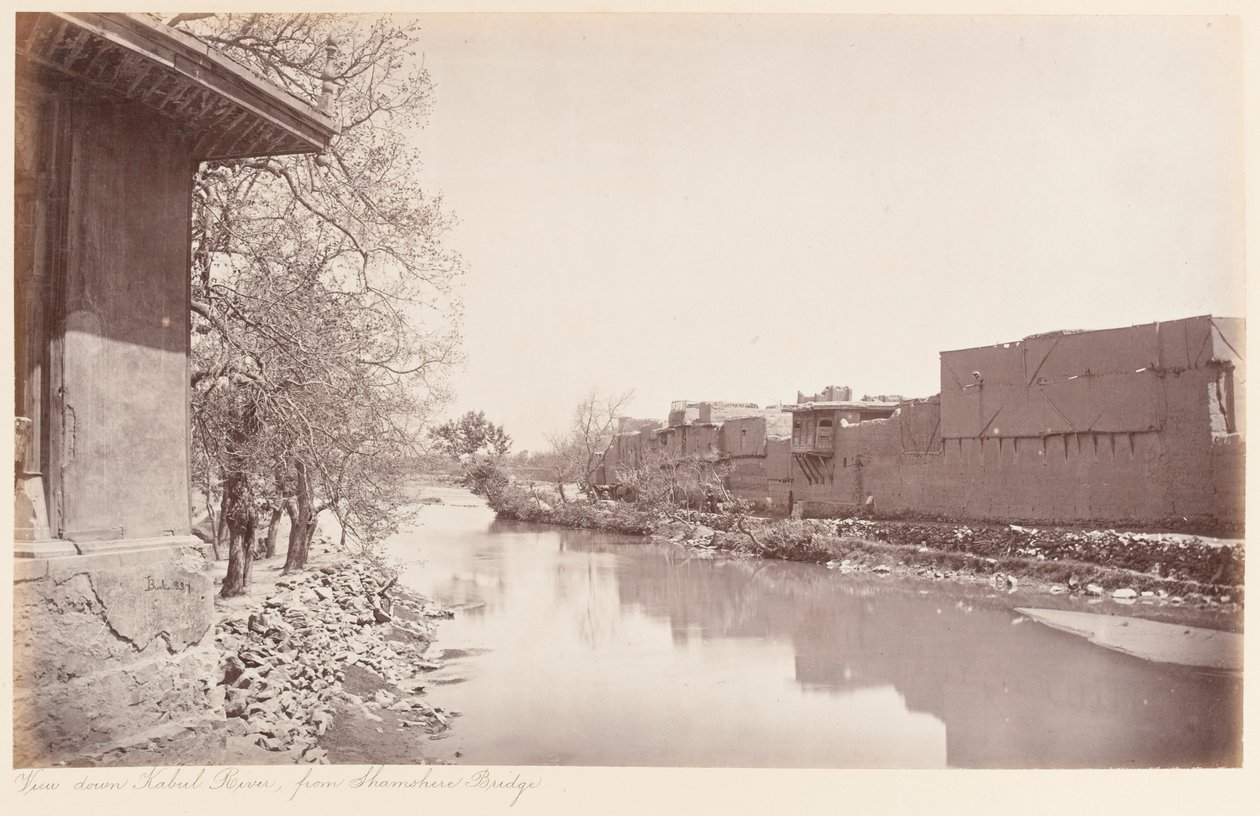 منظر لنهر كابول بواسطة جون بورك